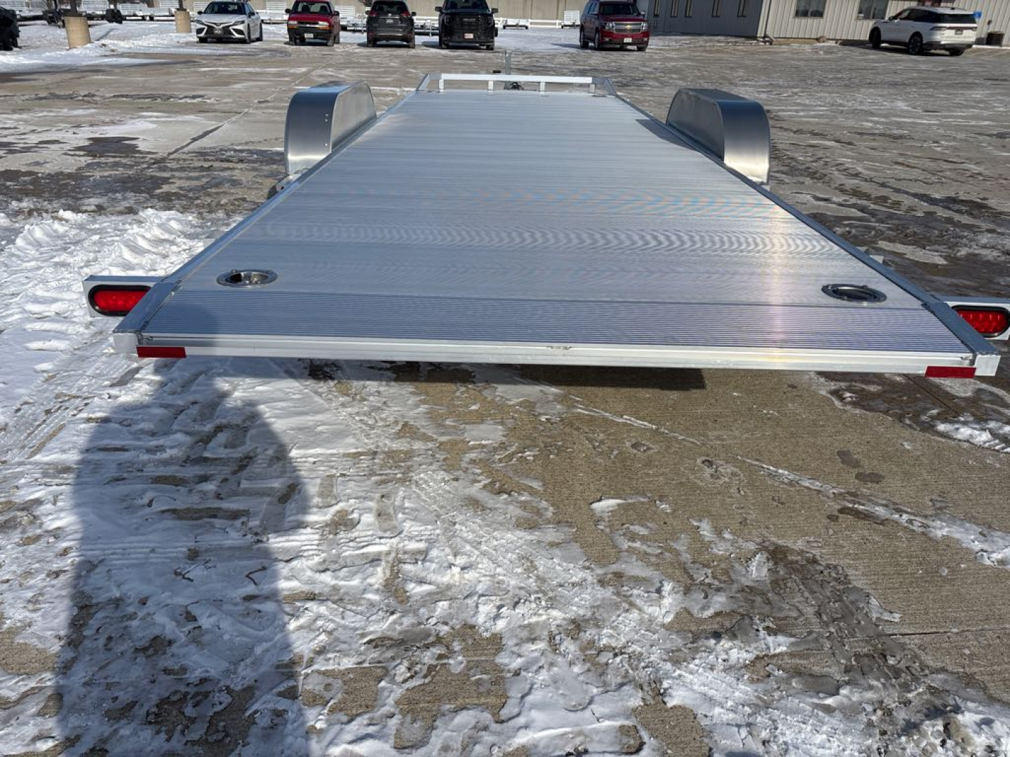 New 2026 Aluma 8220H-TILT-TA-EL-RTD Utility Trailer