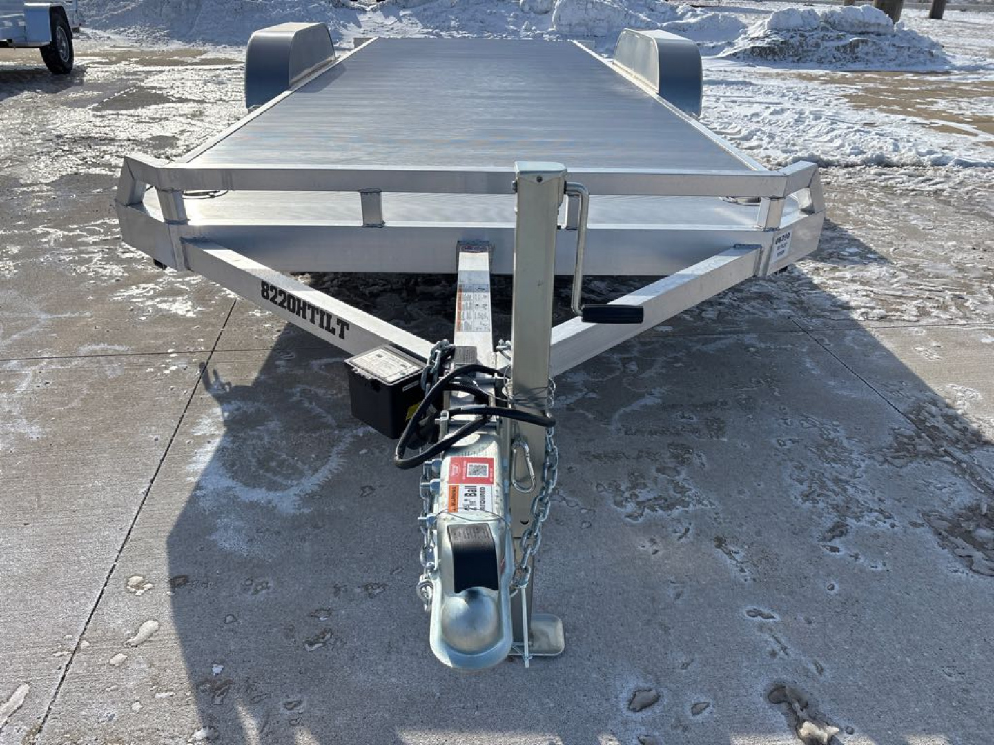 New 2026 Aluma 8220H-TILT-TA-EL-RTD Utility Trailer