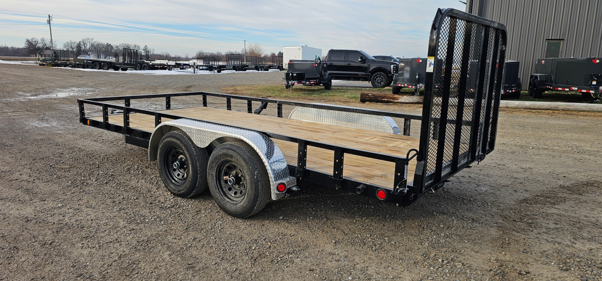 New 2023 PJ TRAILERS 83x16 10k Tandem Axle Channel Utility (UL) Utility Trailer