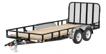 New 2023 PJ TRAILERS 83x16 10k Tandem Axle Channel Utility (UL) Utility Trailer