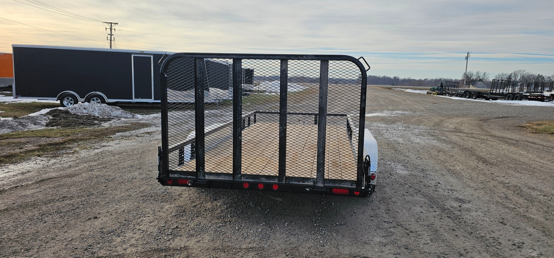 New 2023 PJ TRAILERS 83x16 10k Tandem Axle Channel Utility (UL) Utility Trailer