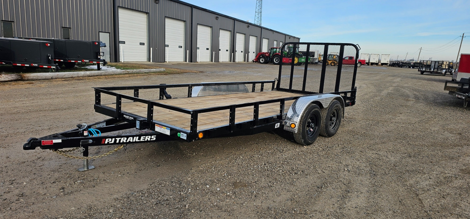 New 2023 PJ TRAILERS 83x16 10k Tandem Axle Channel Utility (UL) Utility Trailer
