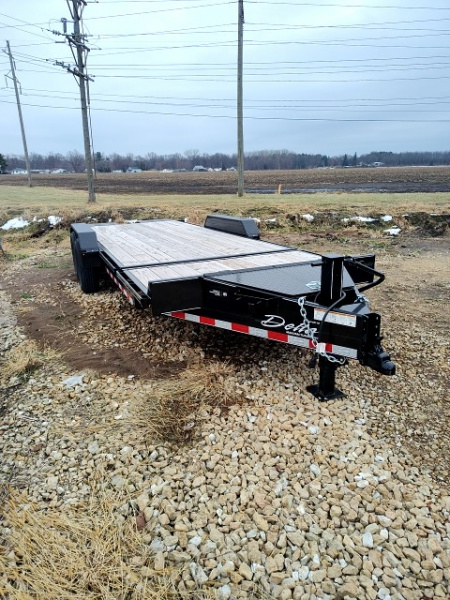New 2025 Delta Mfg 16+4 Equipment Trailer partial tiltbed