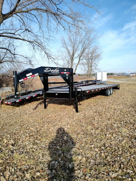 New 2024 Delta Mfg 25+5 Gooseneck Deckover Trailer