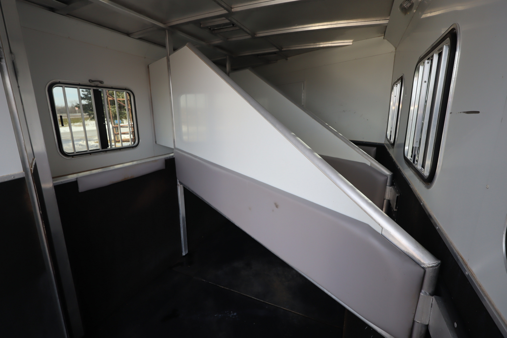 Used 2013 Bison Trailers 3 Place LQ W/Slide-out Horse Trailer