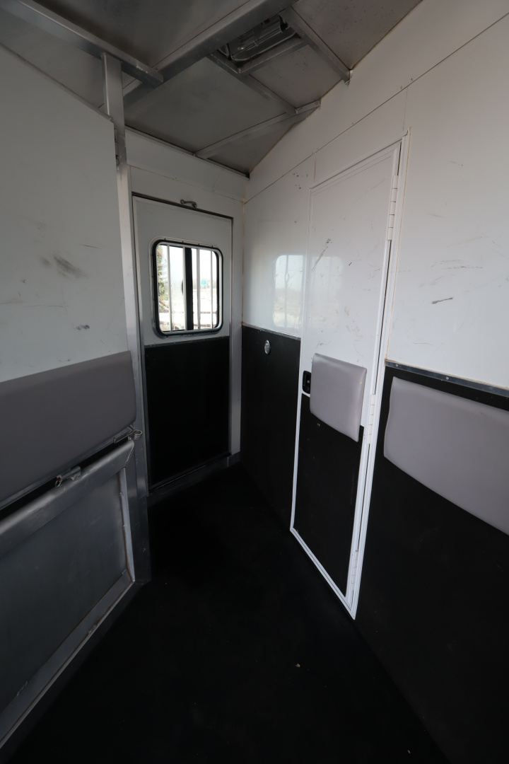 Used 2013 Bison Trailers 3 Place LQ W/Slide-out Horse Trailer