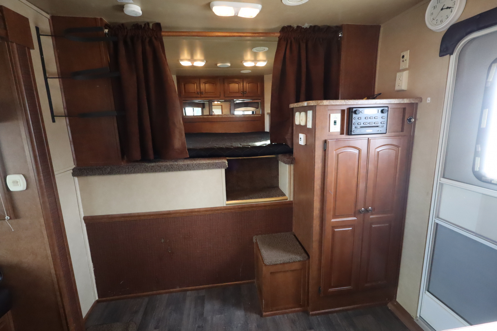 Used 2013 Bison Trailers 3 Place LQ W/Slide-out Horse Trailer