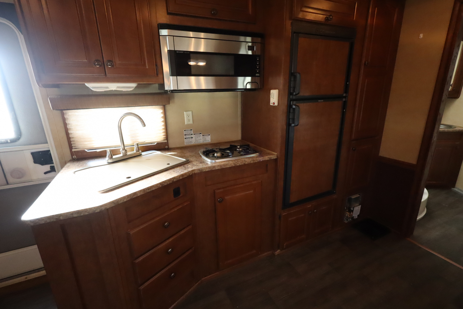 Used 2013 Bison Trailers 3 Place LQ W/Slide-out Horse Trailer