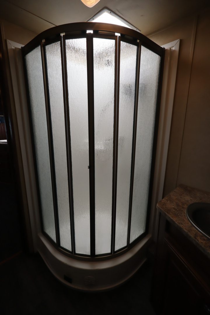 Used 2013 Bison Trailers 3 Place LQ W/Slide-out Horse Trailer