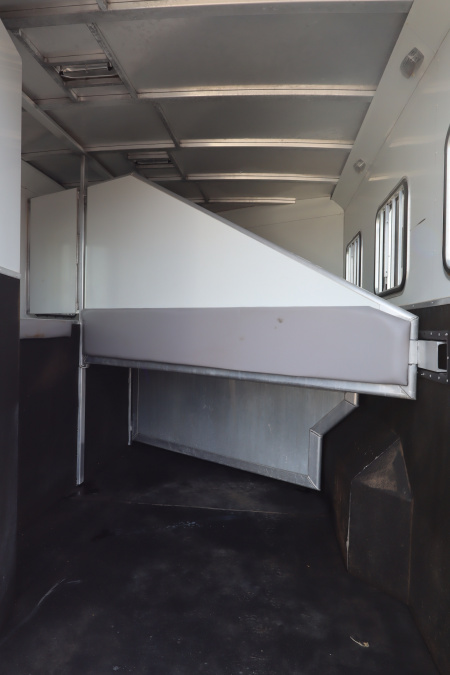 Used 2013 Bison Trailers 3 Place LQ W/Slide-out Horse Trailer