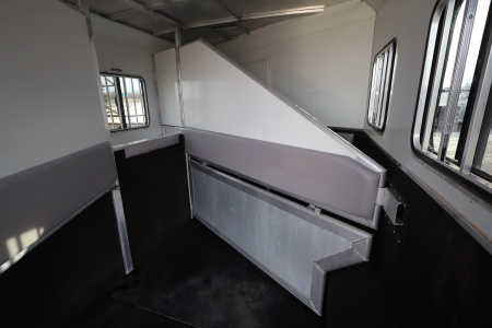 Used 2013 Bison Trailers 3 Place LQ W/Slide-out Horse Trailer