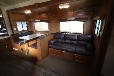 Used 2013 Bison Trailers 3 Place LQ W/Slide-out Horse Trailer