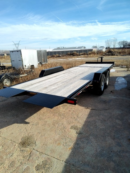 New 2024 Delta Mfg 16+6 Partila tiltbed Equipment Trailer