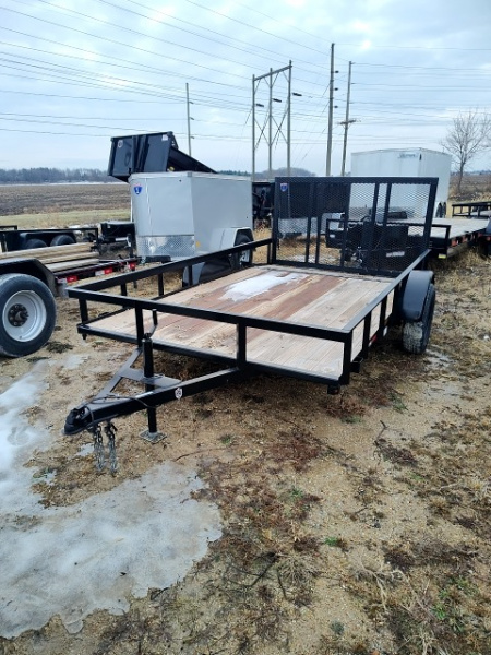 New 2025 L&O Manufacturing 61012U Utility Trailer