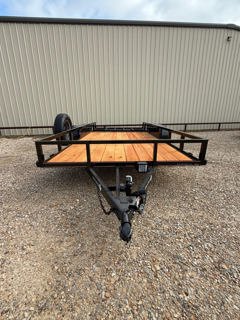 New 2026 Diamond Trailers 83 in x 16 ft Standard Utility, Rear Ramp Gate, Spare Tire