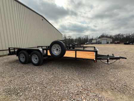 New 2026 Diamond Trailers 83 in x 16 ft Standard Utility, Rear Ramp Gate, Spare Tire