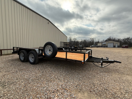 New 2026 Diamond Trailers 83 in x 16 ft Standard Utility, Rear Ramp Gate, Spare Tire
