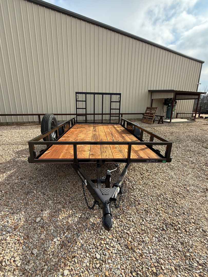 New 2026 Diamond T 77 in x 12 ft Single Axle, Rear Ramp Gate, Spare Tire