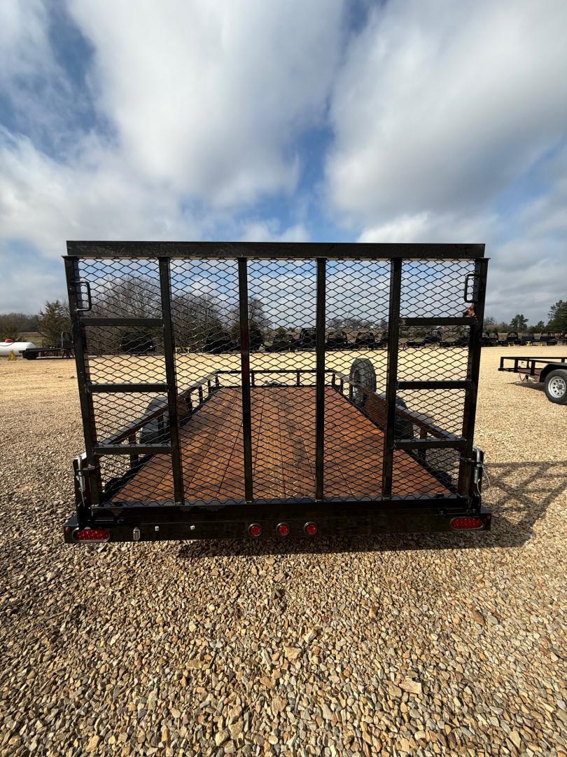 New 2026 Diamond T 77 in x 12 ft Single Axle, Rear Ramp Gate, Spare Tire