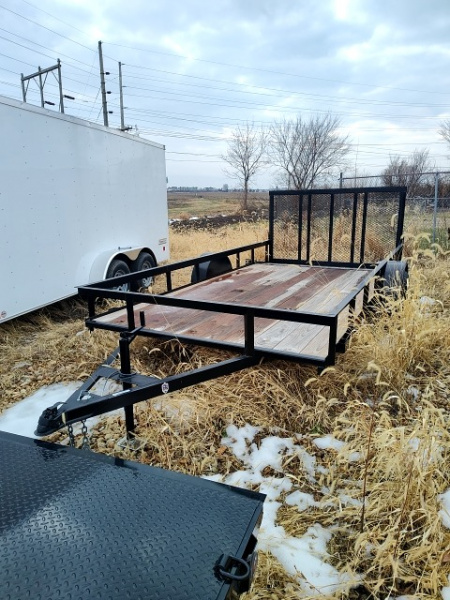 New 2025 L&O Manufacturing 61014U Utility Trailer