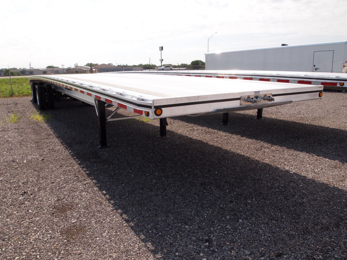 Used $1250/Month 2024 MAC 53' Flatbed Trailer w/ Toolbox