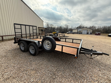 New 2026 Diamond T 83 in x 14 ft Standard Utility, Rear Ramp Gate, Spare Tire Utility Trailer