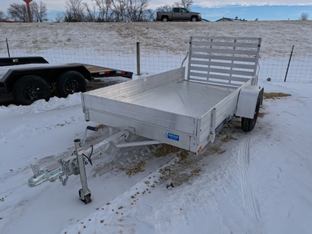 New 2027 Aluma 63 x 10 ESA Utility with Solid Sides, 2,000 lb. GVWR, and Steel Rims