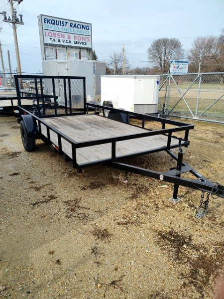 New 2025 L&O Manufacturing 61014U Utility Trailer