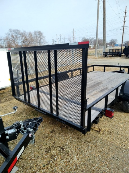 New 2025 L&O Manufacturing 61014U Utility Trailer