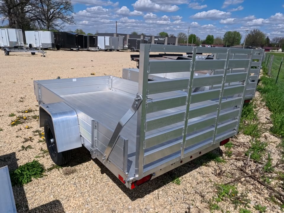 New 2027 Aluma 63 x 10 ESA Utility with Solid Sides, 2,000 lb. GVWR, and Steel Rims