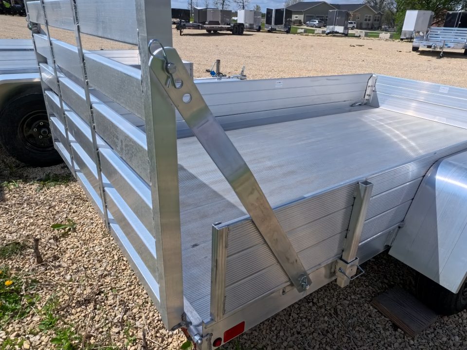 New 2027 Aluma 63 x 10 ESA Utility with Solid Sides, 2,000 lb. GVWR, and Steel Rims
