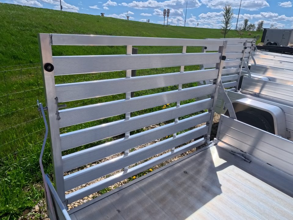 New 2027 Aluma 63 x 10 ESA Utility with Solid Sides, 2,000 lb. GVWR, and Steel Rims