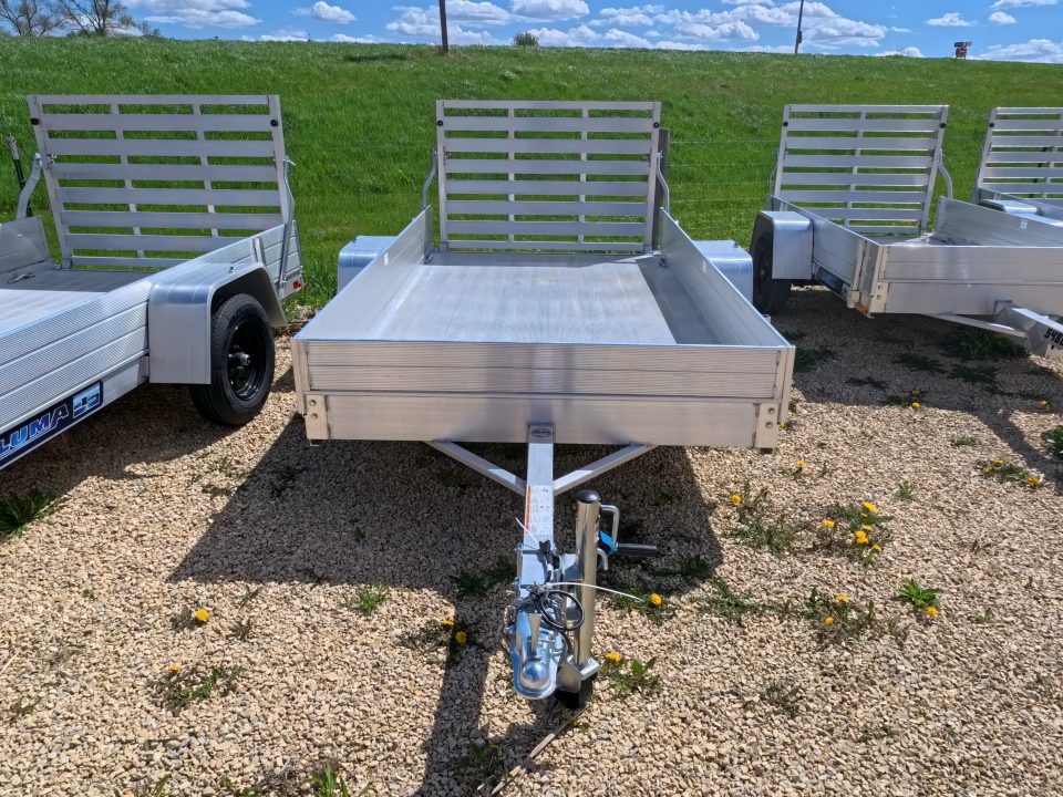 New 2027 Aluma 63 x 10 ESA Utility with Solid Sides, 2,000 lb. GVWR, and Steel Rims