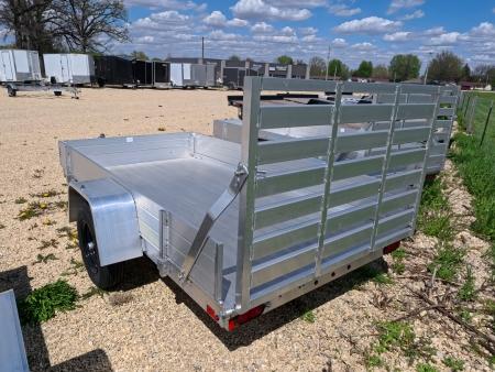 New 2027 Aluma 63 x 10 ESA Utility with Solid Sides, 2,000 lb. GVWR, and Steel Rims