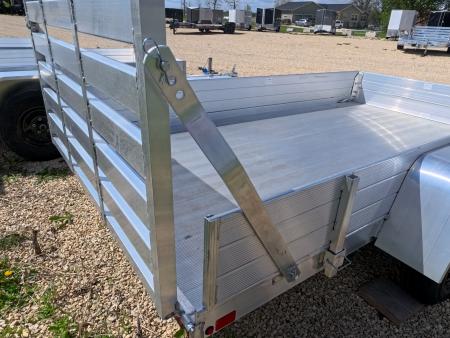 New 2027 Aluma 63 x 10 ESA Utility with Solid Sides, 2,000 lb. GVWR, and Steel Rims