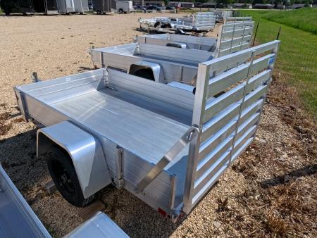 New 2027 Aluma 54 x 8 ESA Utility Trailer with 2,000 lb. GVWR , Steel Rims and Solid Sides