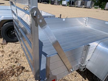 New 2027 Aluma 54 x 8 ESA Utility Trailer with 2,000 lb. GVWR , Steel Rims and Solid Sides
