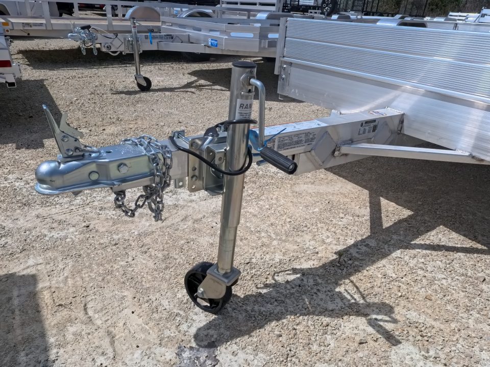 New 2027 Aluma 54 x 8 ESA Utility Trailer with 2,000 lb. GVWR , Steel Rims and Solid Sides