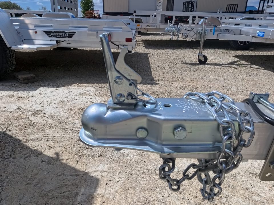 New 2027 Aluma 54 x 8 ESA Utility Trailer with 2,000 lb. GVWR , Steel Rims and Solid Sides