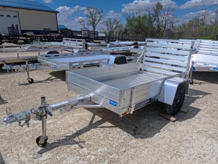 New 2027 Aluma 54 x 8 ESA Utility Trailer with 2,000 lb. GVWR , Steel Rims and Solid Sides