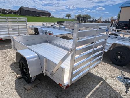 New 2027 Aluma 54 x 8 ESA Utility Trailer with 2,000 lb. GVWR , Steel Rims and Solid Sides