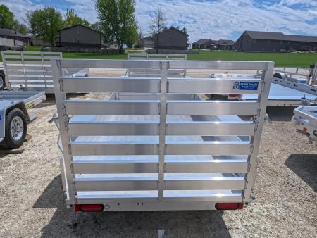 New 2027 Aluma 54 x 8 ESA Utility Trailer with 2,000 lb. GVWR , Steel Rims and Solid Sides