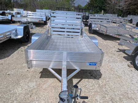 New 2027 Aluma 54 x 8 ESA Utility Trailer with 2,000 lb. GVWR , Steel Rims and Solid Sides