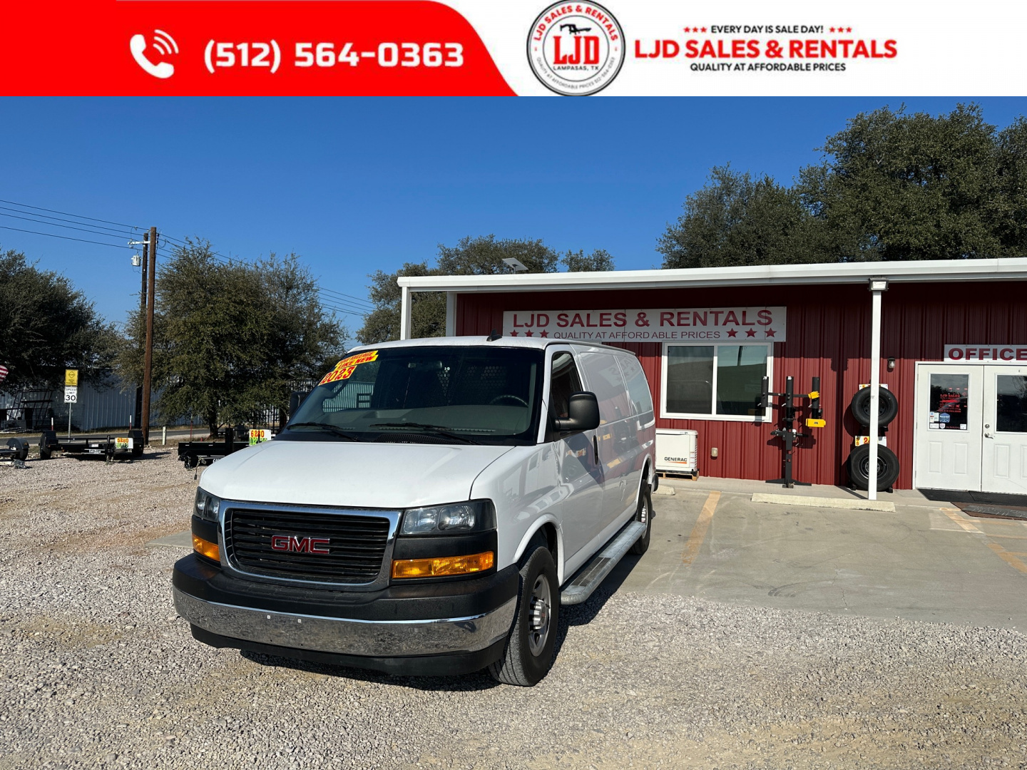 Used 2023 GMC - Savana 2500 Cargo Van - 35k Miles - Factory Warranty