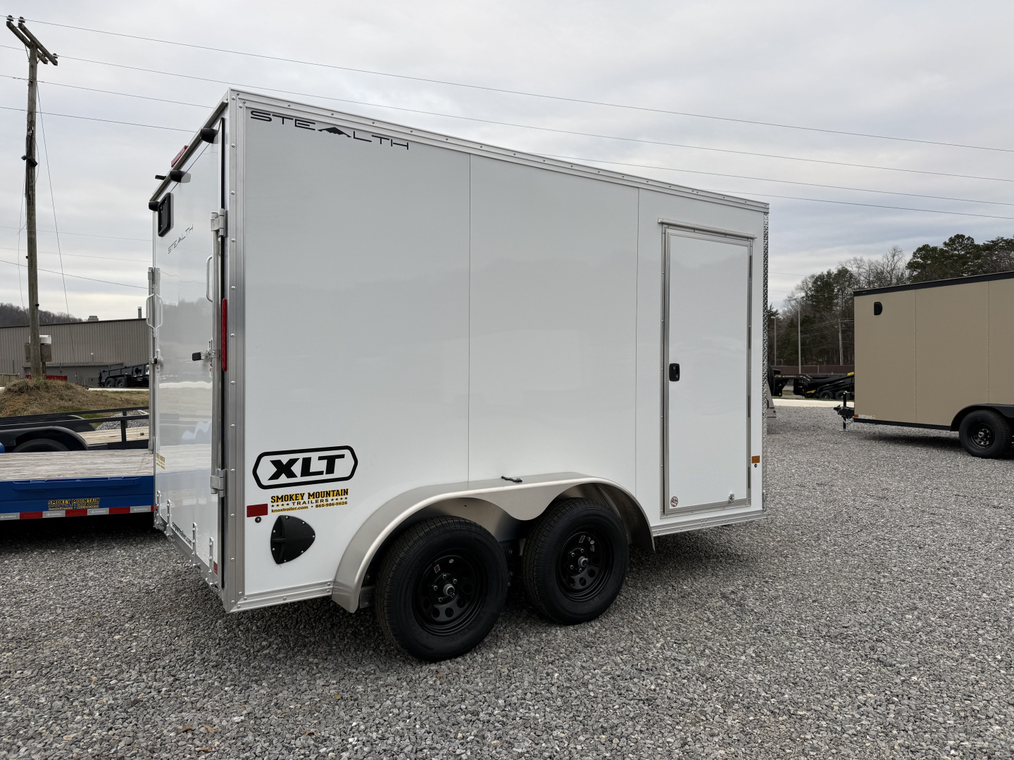 New 2026 ALCOM 7X12 TA STEALTH Cargo / Enclosed Trailer