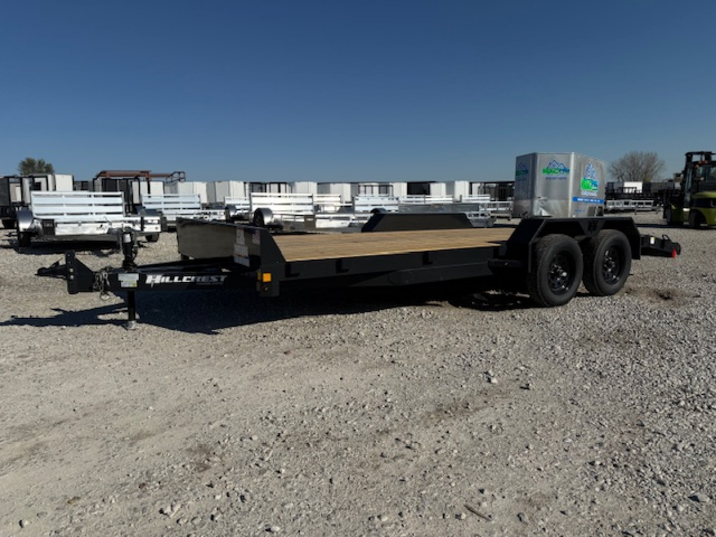 New 2026 Hillcrest Deep Charcoal 82"x16'+2' 7k Car Hauler Trailer