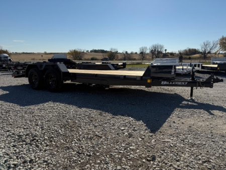 New 2026 Hillcrest Deep Charcoal 82"x16'+2' 7k Car Hauler Trailer