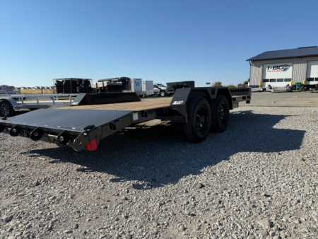 New 2026 Hillcrest Deep Charcoal 82"x16'+2' 7k Car Hauler Trailer