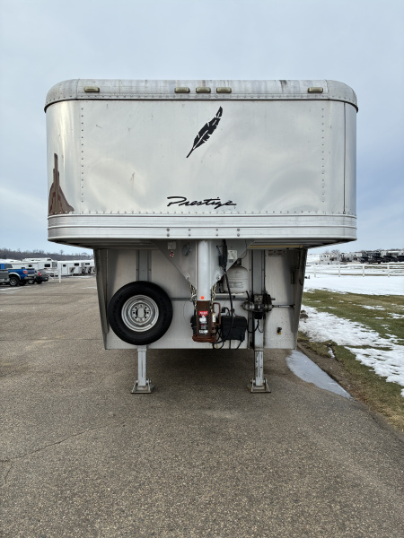 Used 2007 Featherlite 4 Horse 12' Living Quarters Horse Trailer