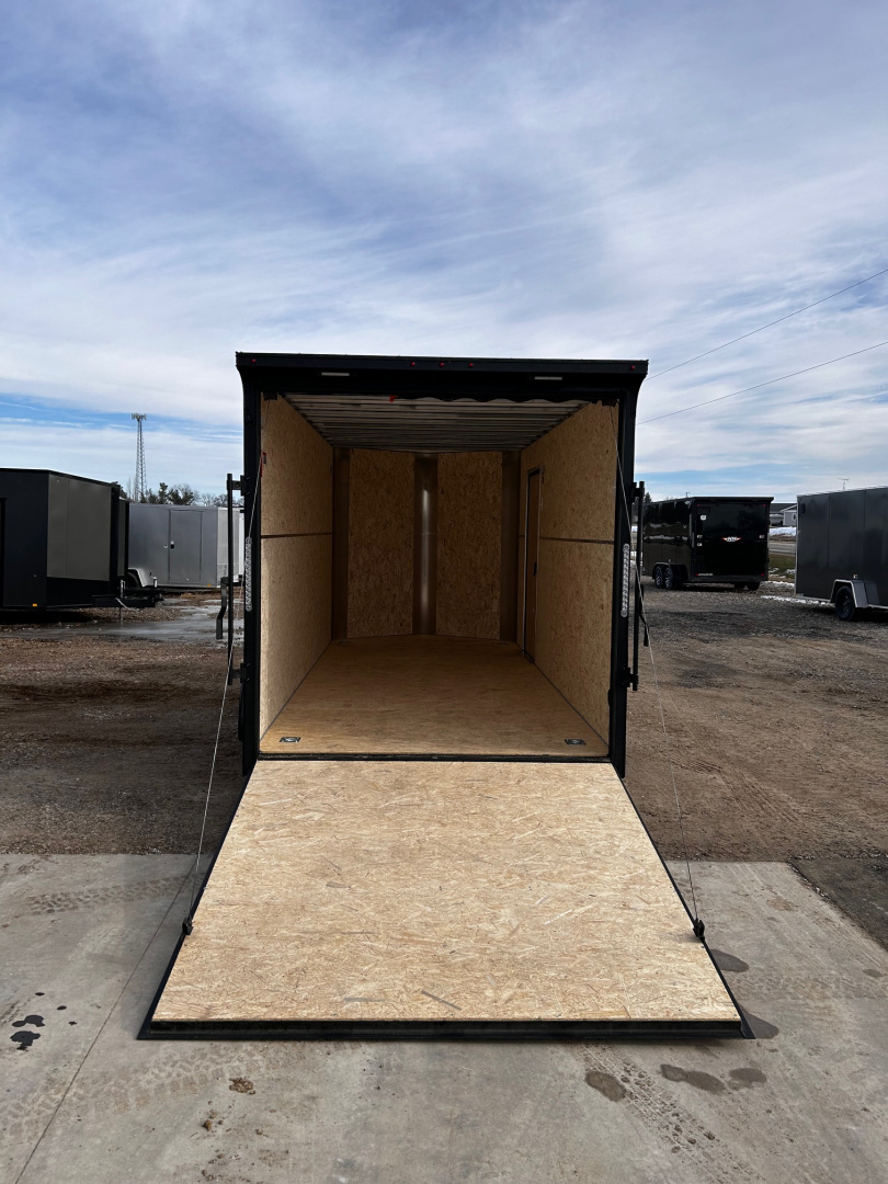 New 2026 H&H Trailers 7X16 7' INTERIOR RAMP DOOR Cargo / Enclosed Trailer
